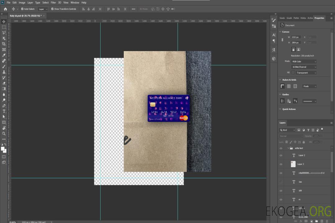 USA Western Alliance Bank mastercard photolook , template